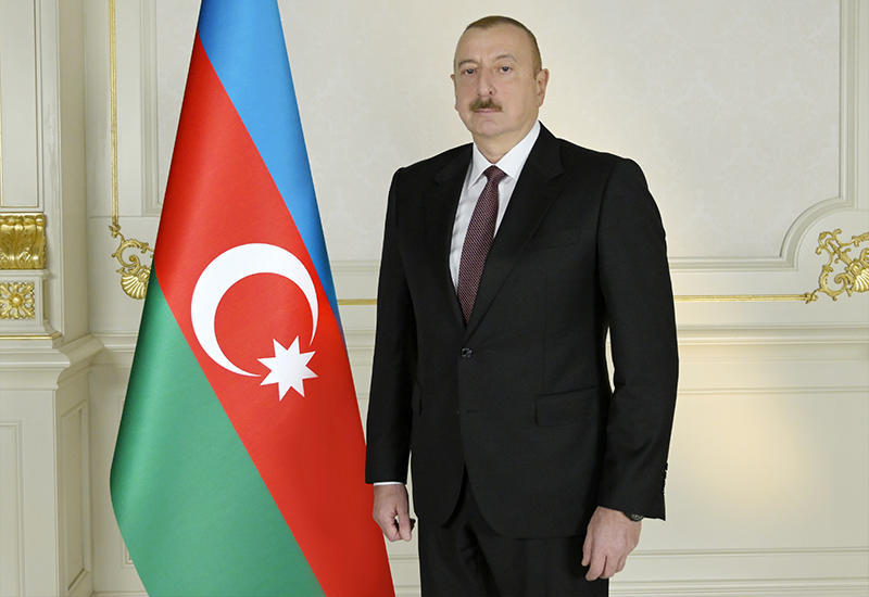 Президент Ильхам Алиев поделился публикацией в связи с 28 Мая - Днем Независимости